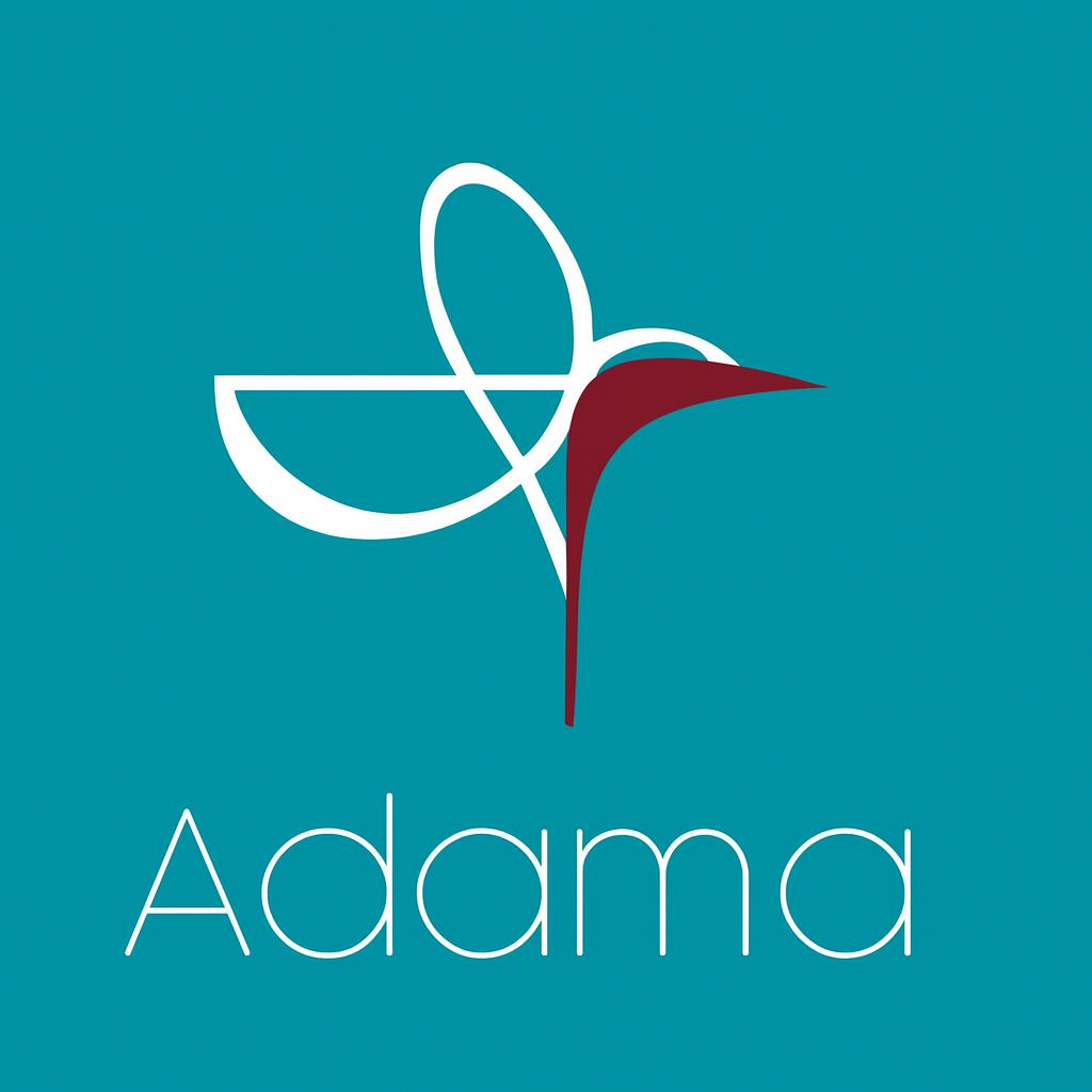 Adama - Logo da plataforma de telemedicina e gestão médica